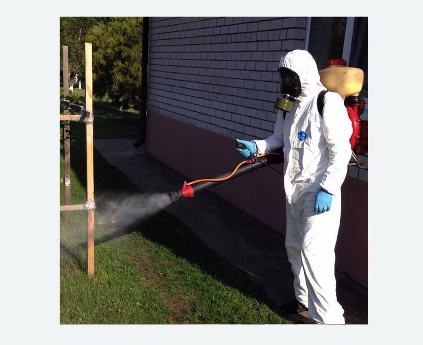 травля клещей на участке в Кологриве